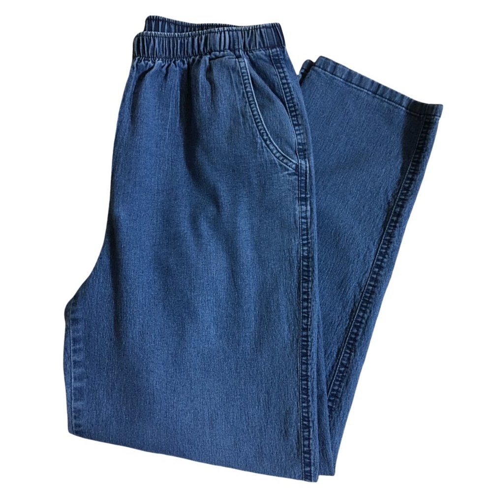Vintage Medium Wash High Waisted Jeans